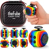 PILPOC theFube Fidget Cube Deluxe with Protective Case Rainbow