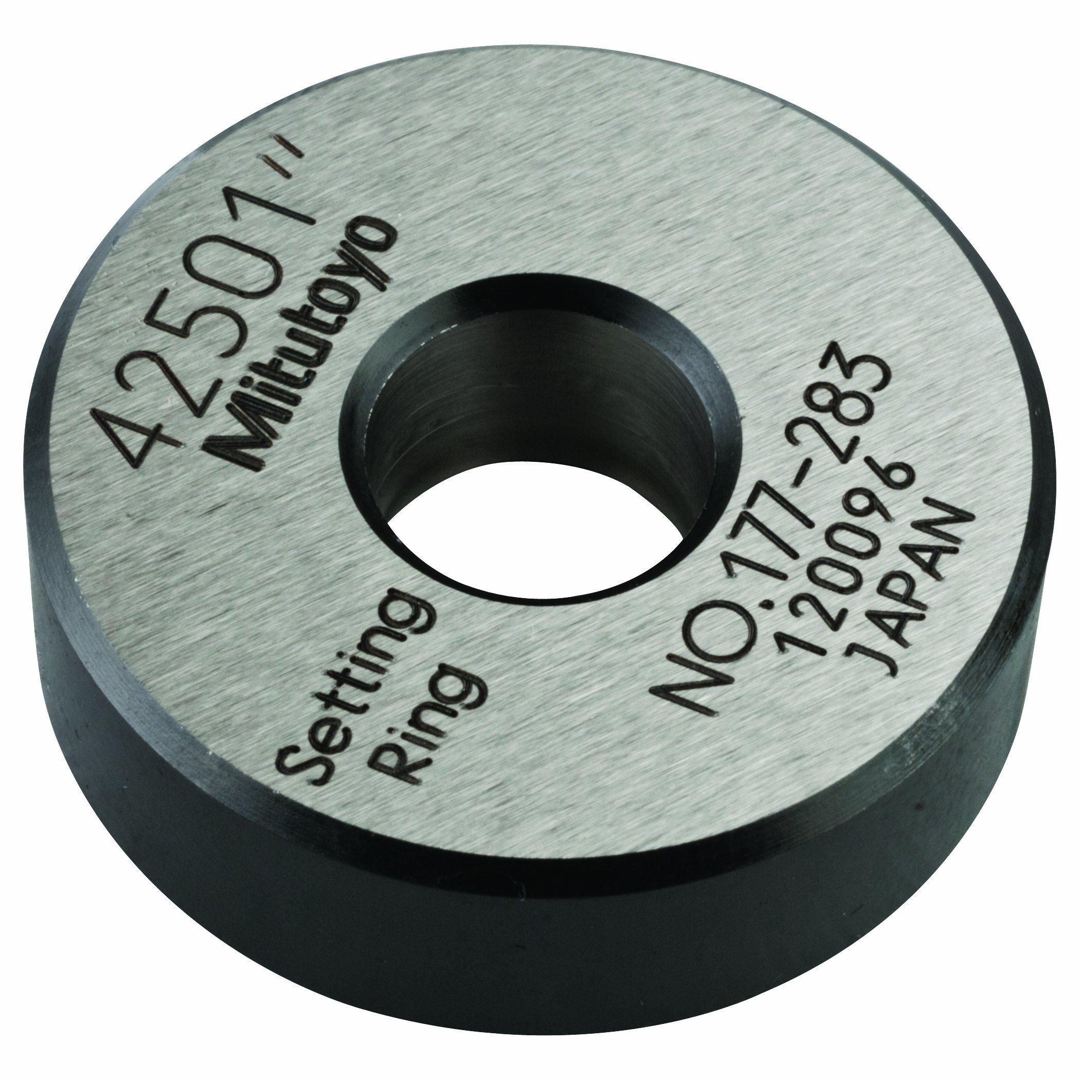 Mitutoyo 177-283 Setting Ring for Inside Micrometre, Holtest and Dial Bore Gage, Inch, 0.425" Size