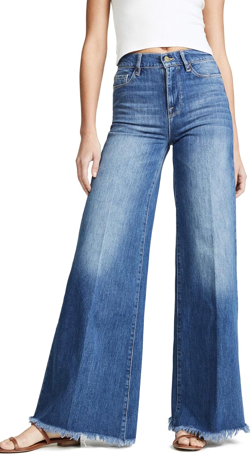 palazzo jean trousers