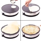 Duronic Electric Crepe Maker PM131 Pancake Maker 1300W Non-Stick 13in view 2