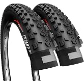 Pair 26 x 2.25 Mountain Bike Tires - Foldable 57-559, 30 TPI 26 inch | Folding 26 inch Bicycle Tyres, Accessories for MTB, Mountain, Hybrid and Electric Bikes, Front and Rear Replacement