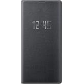 Samsung EF-NG973PBEGUS Galaxy S10 LED Wallet Case, Black