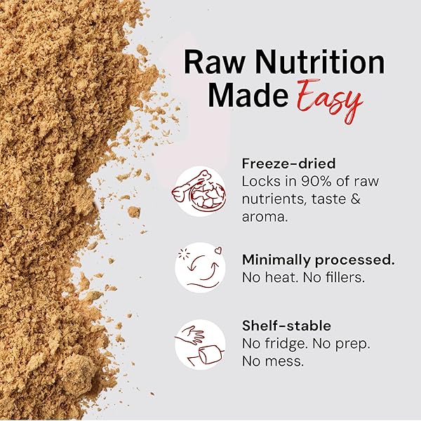 STELLA & CHEWY’S FREEZE-DRIED RAW MARIE’S MAGICAL DINNER DUST – PREMIUM DUCK & TURKEY DOG FOOD TOPPER WITH ORGANIC FRUITS & VEGETABLES – PERFECT FOR PICKY EATERS – 7OZ