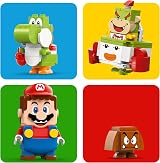 LEGO Super Mario Adventures Bowser Jr Clown Car 71439 with interactive Mario view 7
