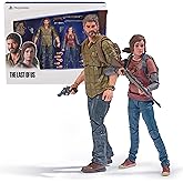 PlayStation The Last of US, 2-Pack 6” Joel & Ellie Action Figures with 19 Accessories, The Shapes Collection, for PS5 Fans &