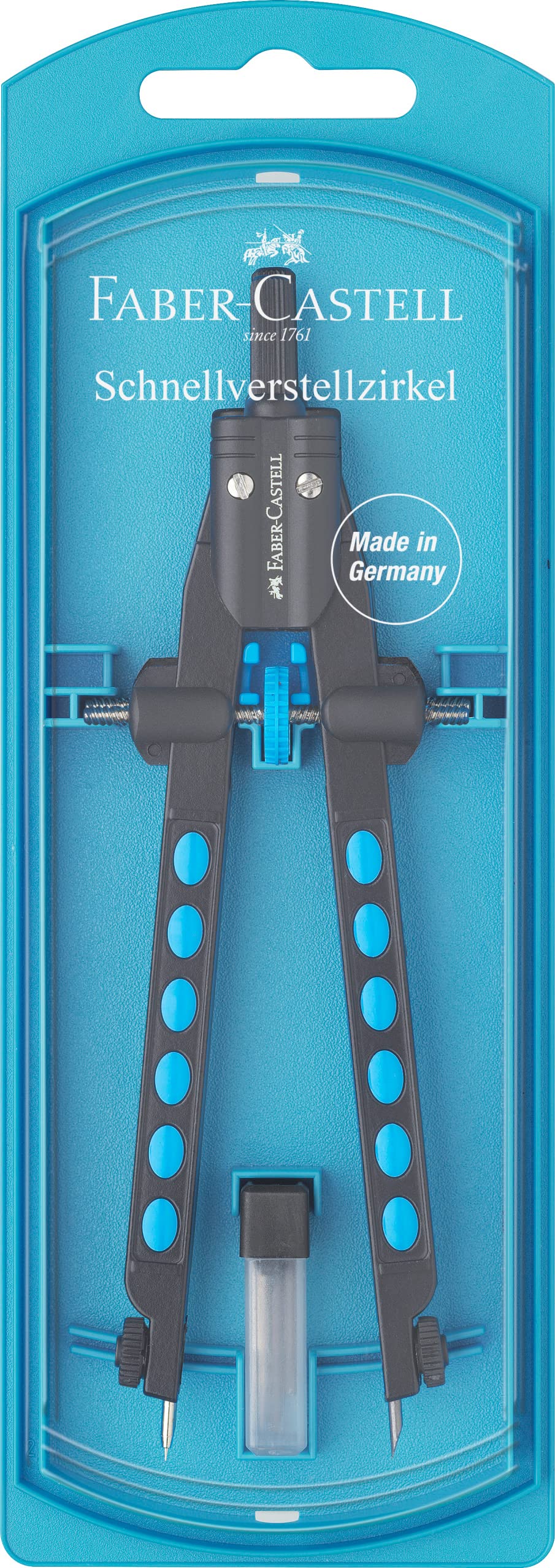 Faber-Castell Quick Set Compass - Factory Pearl Blue