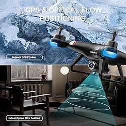 TENSSENX GPS Drone with 1080P HD Camera for Adults