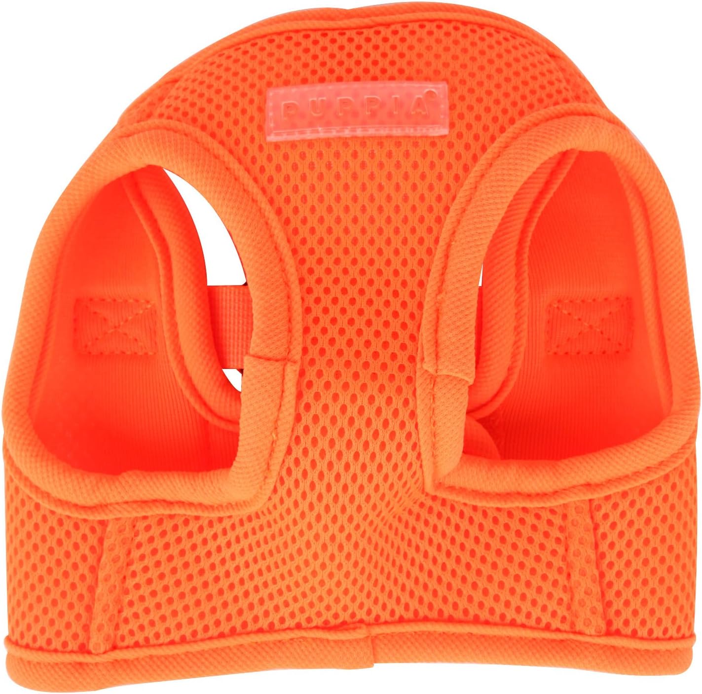 Puppia Neon Dog Vest Harness for small and medium dogs - Super soft and comfortable - Also usable as Puppy Harness, Orange, XS - Image 3