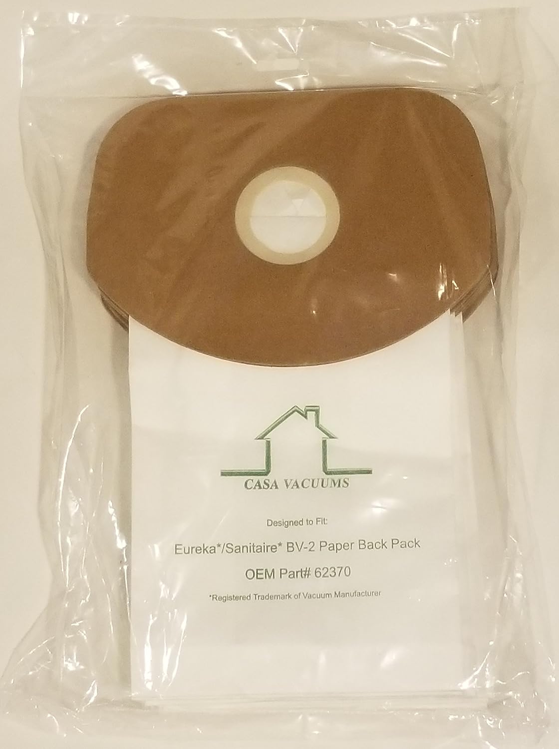 Casa Vacuums (10) 62370 Part OEM with Compatible Tornado, Piranha