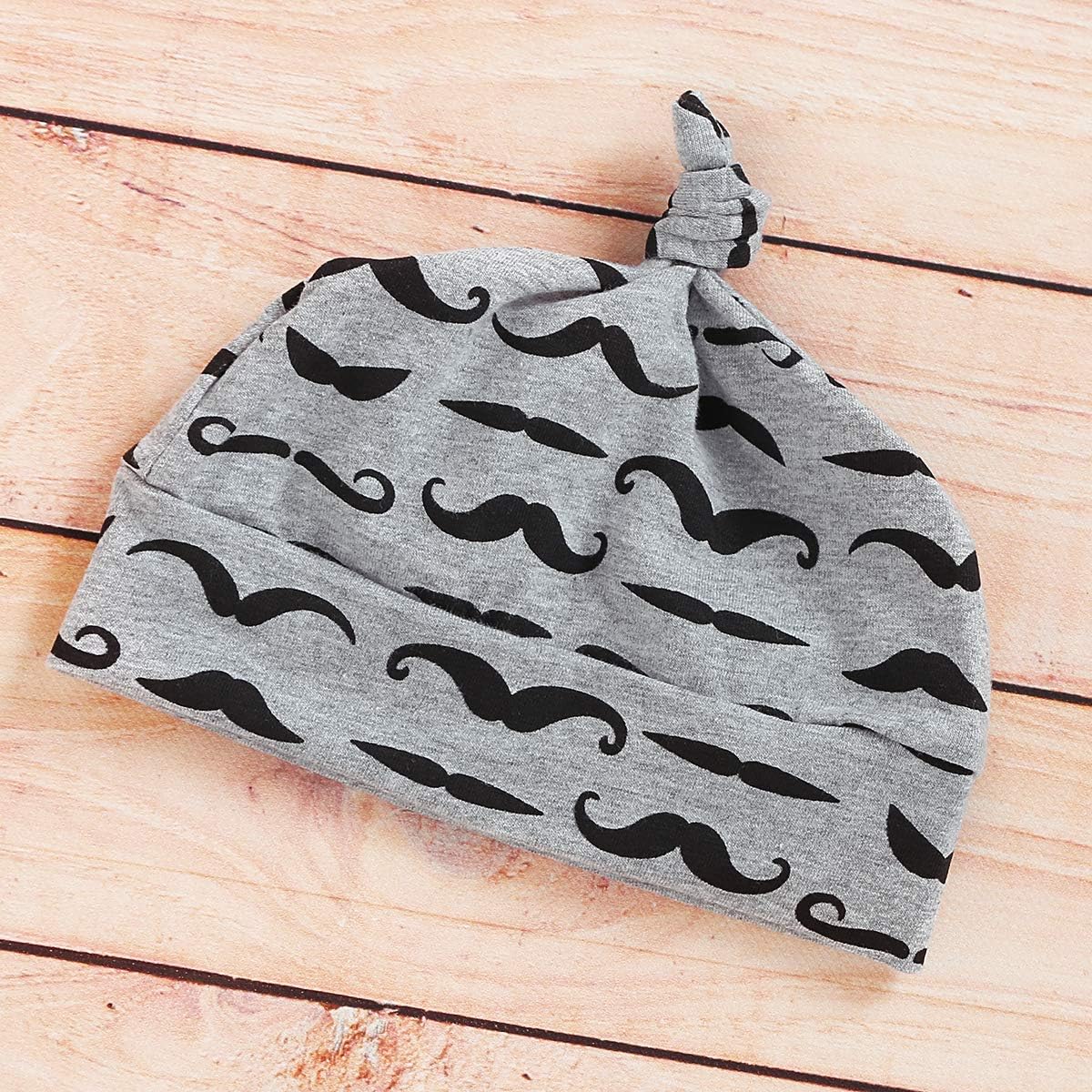 3Pcs Baby Boy Clothes Mommy's New Man Print Bodysuit Summe Cotton Short Sleeve Romper Moustache Pants+Hat Outfits Set: Clothing