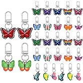 Ibuclein Keychain Charms Bulk Funny Keychain Bag Charm, Backpack Charms Purse Accessories Car Key Ring PVC Pendant Key Chains