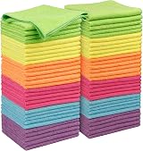 Orighty Microfiber Cleaning Cloths 60 Pack 12x12 inch Versatile Lint Free