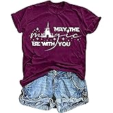 Womens World Traveler Shirt Magic Kingdom Graphic Tshirt Matching Trip T-Shirt Girl Vacation Hodilay Short Sleeve Top