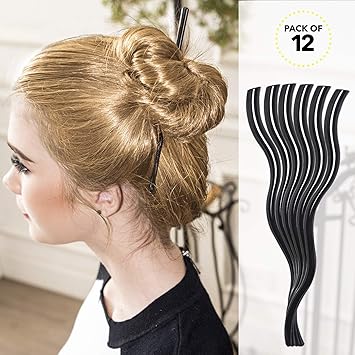 Amazon Com Rc Roche Ornament 12 Pcs Womens Hair Curved Spiral