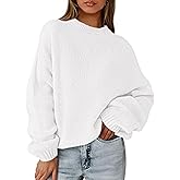 PRETTYGARDEN Women's Fall Oversized Sweaters Dressy Casual Long Sleeve Chunky Knit Winter Pullover Tops 2026 Holiday Outfits