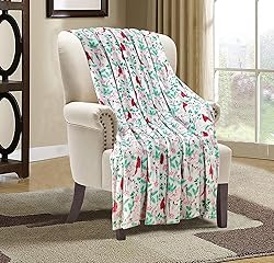 Elegant Comfort Lightweight Printed Throw