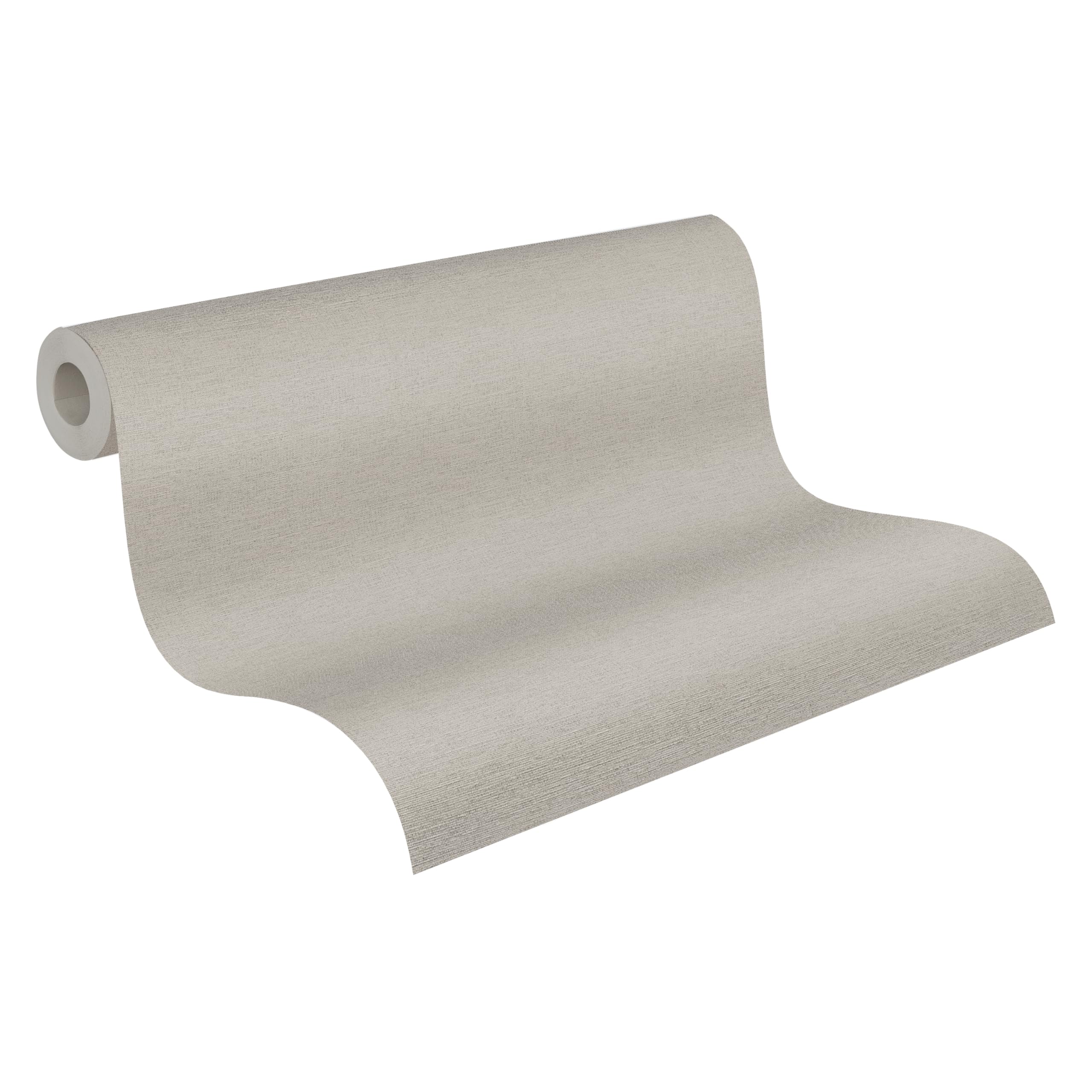 Livingwalls Plain Wallpaper Cuba Non-Woven 10.05 m x 0.53 m Grey Made in Germany A.S. Création 306894 30689-4