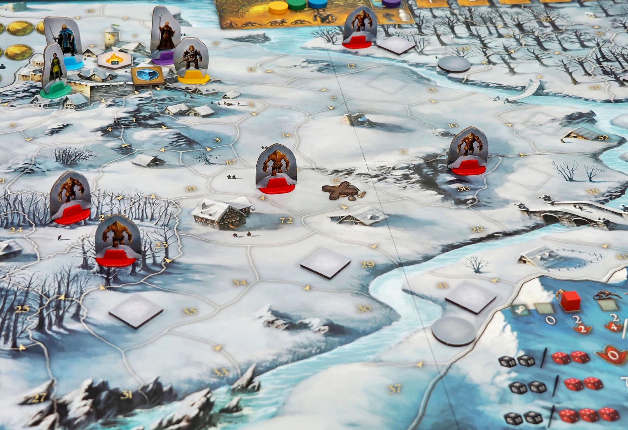 Kosmos 683351 Die Legenden von Andor - Die Ewige Kälte, Eigenständiges Spiel in der Welt des Fantasy-Klassiker „Die Legenden von Andor“, kooperatives Brettspiel, ab 10 Jahren 4