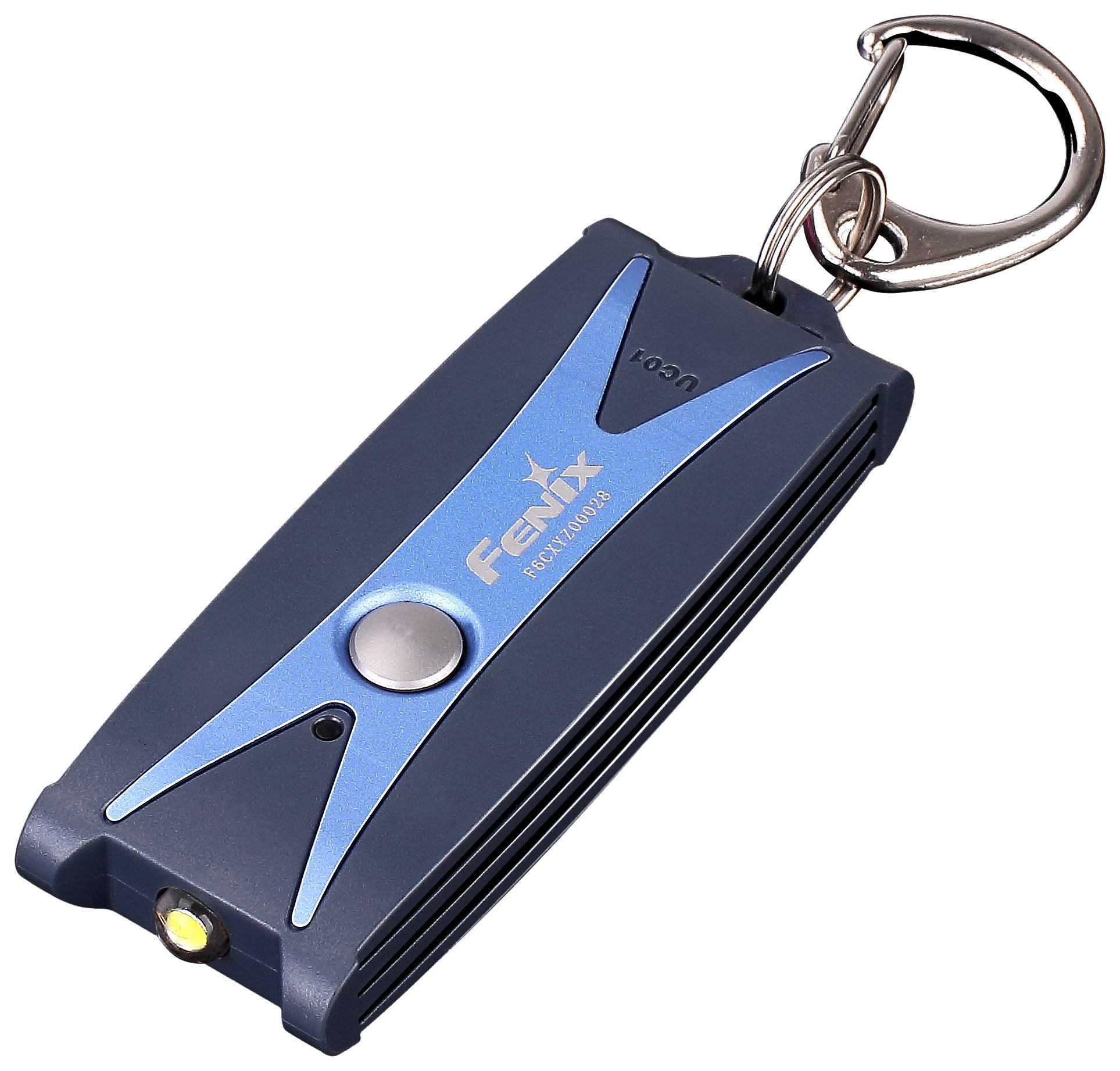 Fenix UC01 Blue Rechargeable Keyring Torch