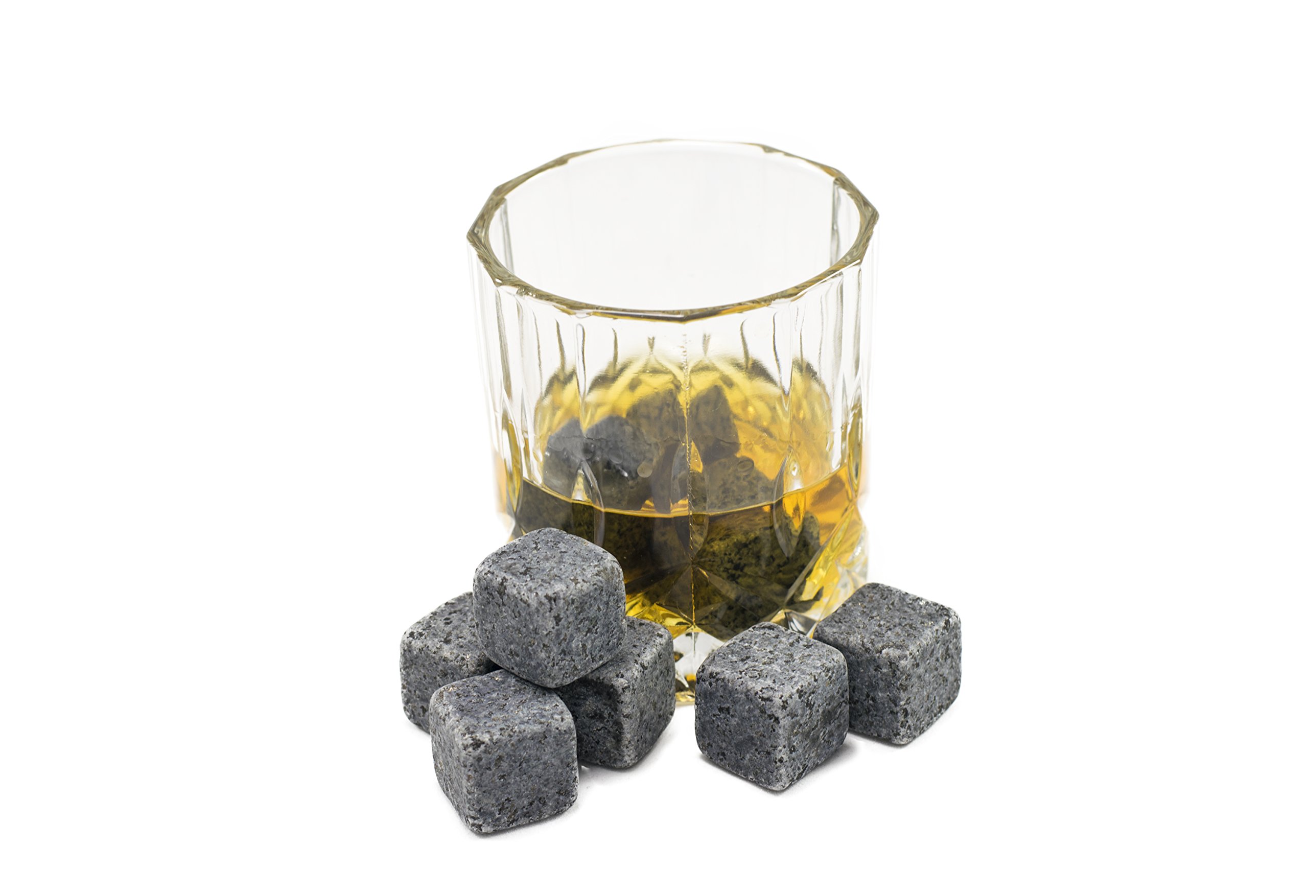 Whiskey Stones Set of 9 pure soapstone Beverage Chilling rocks
