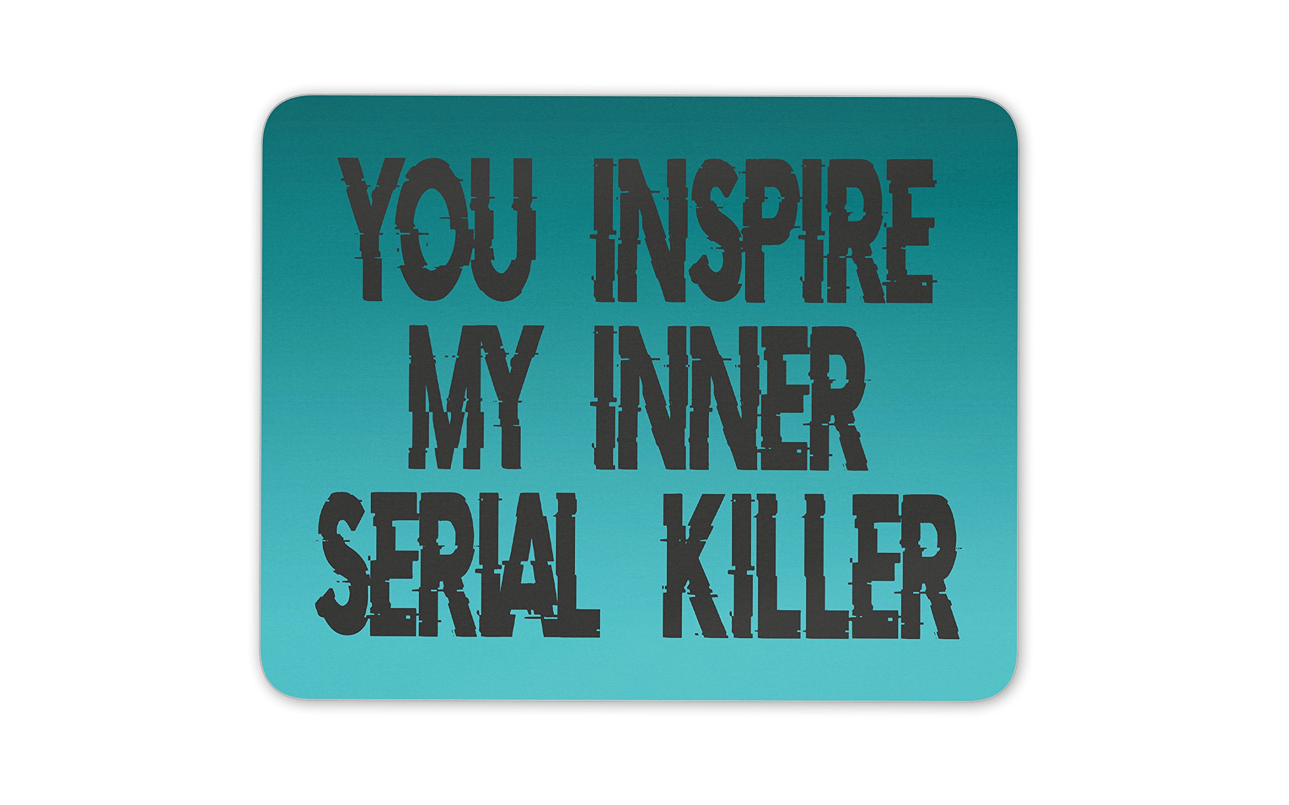 Destination Vinyl Ltd Funny Serial Killer Mouse Mat Pad - Office Secret Santa Fun Computer #13236
