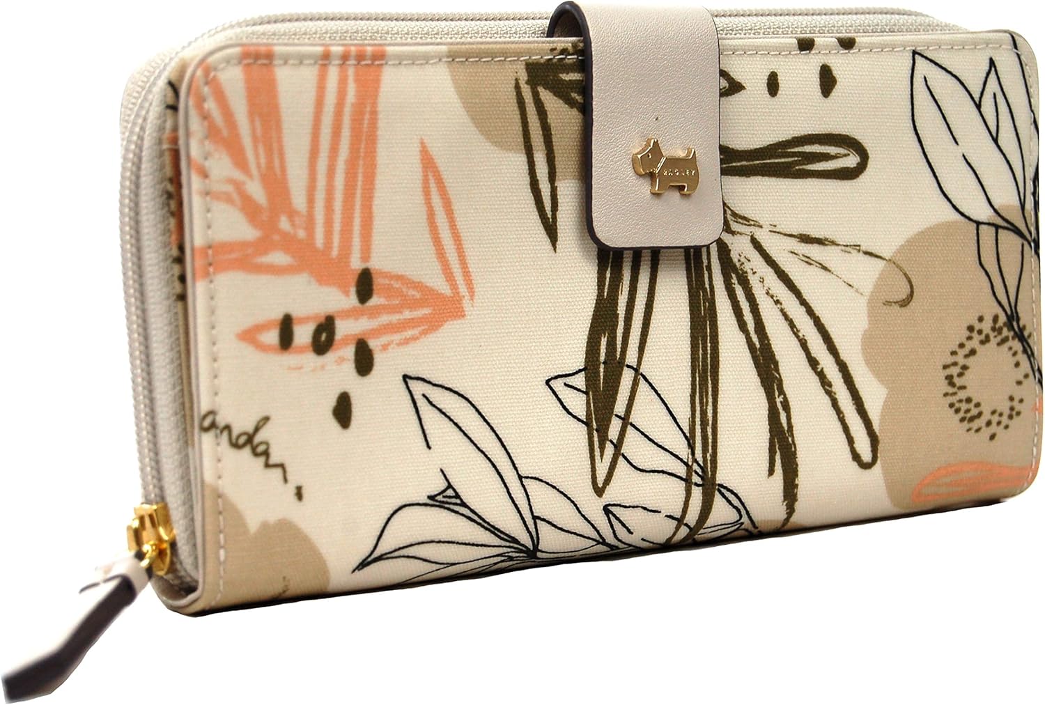 radley dove grey purse