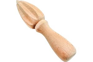 Culinary Fresh Beech Wood Citrus Reamer, Orange and Lemon Handheld Juicer: 1 Pack