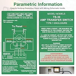 KUTTOLE 30 Amp Transfer Switch, Automatic Generator