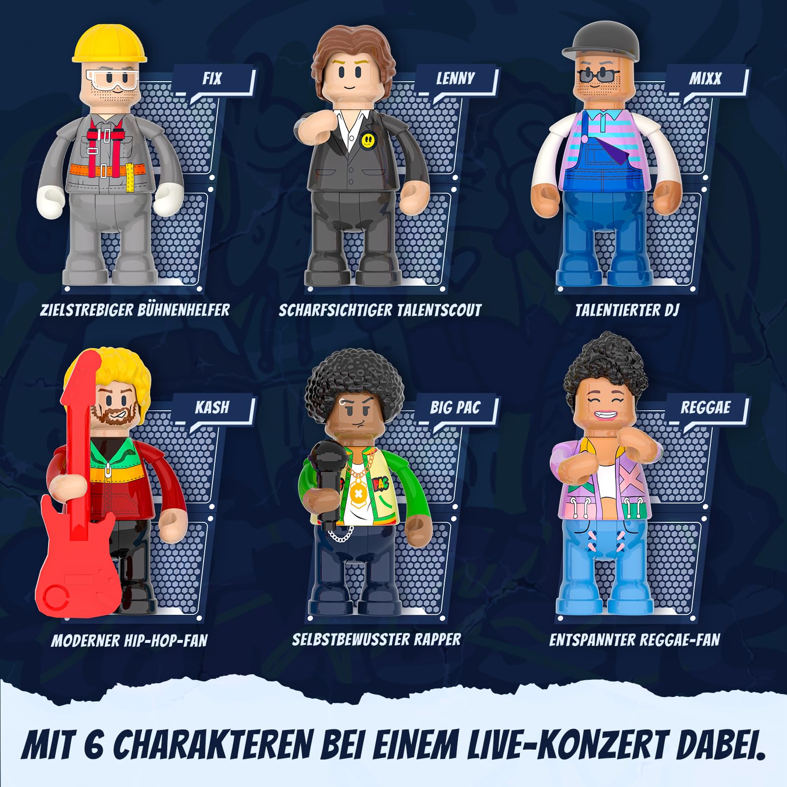 Funwhole Fabrikhaus-der-Musik Beleuchtung Klemmbausteine Haus, City Straßenfusion Modular Building, 2654 Pcs, Spielzeug-Geschenk für Musikliebhaber & Street-Culture-Fans, F9068 5