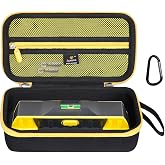 Aproca Case for Franklin Sensors ProSensor M210 710 710+ T13 Stud Finder | Comes with D-ring, Black+Yellow zipper, Portable Hard Bag Stores the Stud Finder, AA Batteries and USB Cables