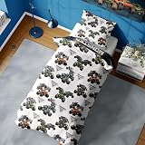 Monster Jam Single Duvet Cover Grave Digger Max-D Megalodon Dragon El Toro Loco view 3