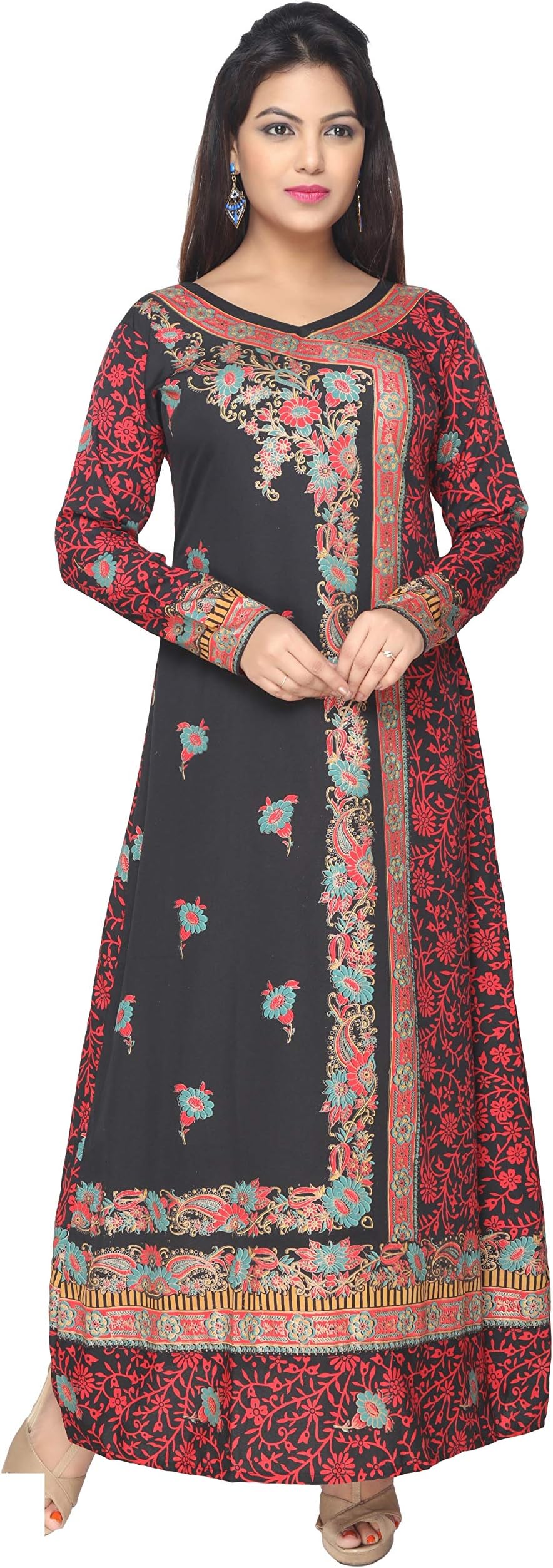 Women Fashion Pakistani Indian Kurti Tunic Kurta Top Shirt Dress KFT104A