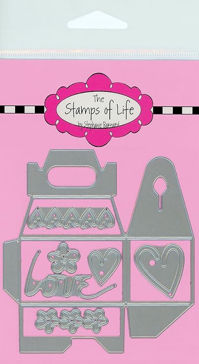 Amazon Com Mini Handle Box Die Cuts For Card Making And Scrapbooking Supplies By The Stamps Of Life Custom Party Favors