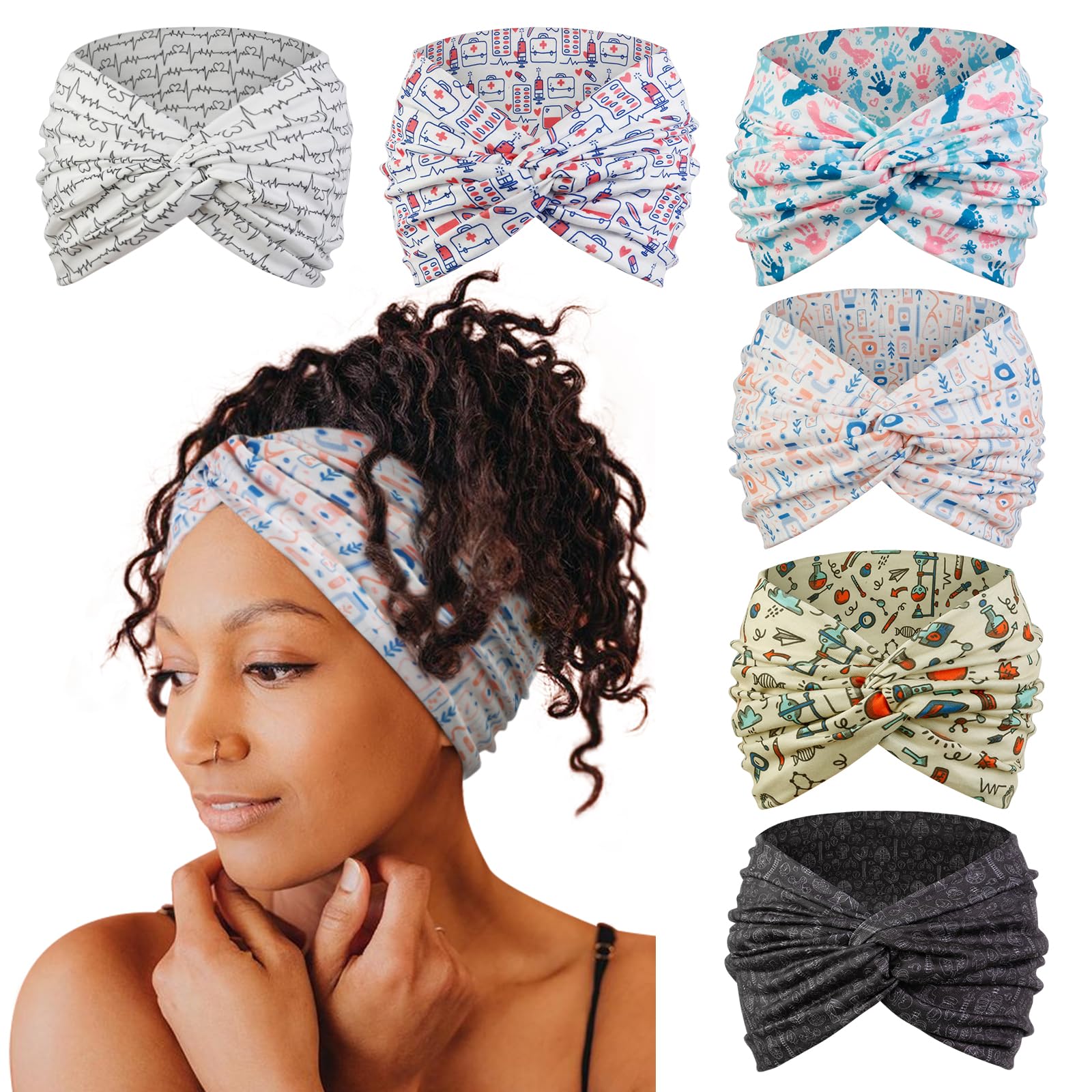 Extra Wide Turban Headbands for Women 7