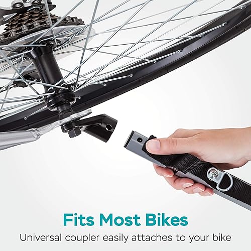 Instep Quick-N-EZ Double Tow Behind Bike Trailer, Converts to