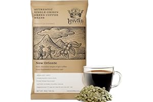 LEIVA'S COFFEE Leiva’s Unroasted Green Coffee Beans (1kg) – Nuevo Oriente Single Origin Coffee w/Rich Chocolate Notes – Washed, Shade Grown Organic Guatemala Beans – Low Acid, Whole Bean Unroasted Blend