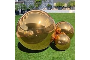 NINGHAOVOV Big Shiny Inflatable Disco Ball, 31.4in Silver/Gold/Iridescent, PVC Hanging Large Mirror Ball Decor for Parties, Concerts, Weddings