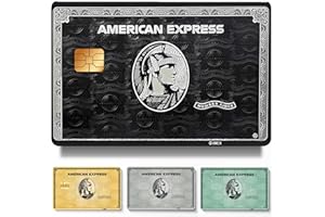 KnowonK Credit Card Skins,Debit Card Stickers,Transportation Card,American Express,4 PSC,ATM Available,Removable, Waterproof, Slim,No Bubble,Digital-Printed (Color-American Express)
