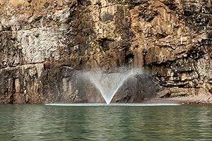 Kasco VFX Series Aerating Pond Fountain – 3/4 Horse Power 120V, Single Phase with 100 ft Electric Power Cord | Pond Aerator Pump for Ponds & Lakes | Efficient Pond Aeration Systems Black