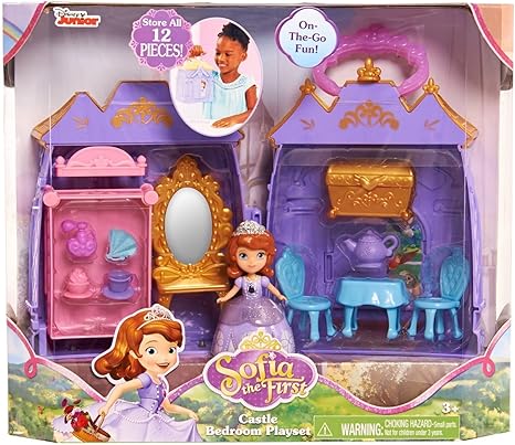 Disney Sofia The First Bedroom Castle Case Playsets