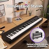 Yamaha P-145BT Digital Piano 88 Weighted Keys Bluetooth Lightweight Black view 4