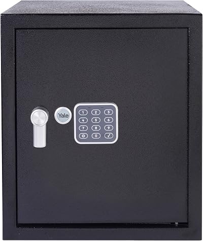 Yale Large Value Safe YSV/390/DB1 Digital Keypad 40 Litre 39x35x36 cm