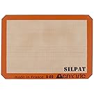 Silpat AE420295-07 Premium Non-Stick Silicone Baking Mat, Half Sheet Size, 11-5/8 x 16-1/2