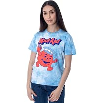 Kool-Aid Women's Shirt Kool Aid Man Mascot Tie Dye Skimmer Crop Top Tee  Shirt For Women (Small) at Amazon Women's Clothing store