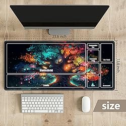Playmat with Zones for MTG Magic The Gathering, 24