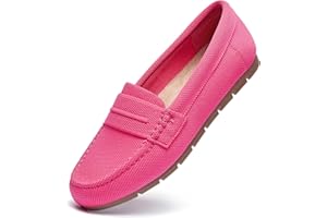 Cvistpieo Loafers for Women Comfortable Dressy Casual Work Flats Lightweight & Breathable Slip On Walking Shoes Knit