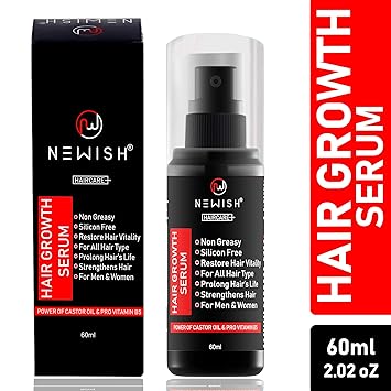 Buy Newish Hair Growth Vitalizer Serum With Biotin 60 Ml Online