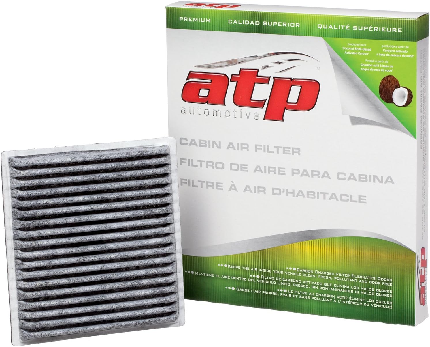 ATP RA16 Carbon Activated Premium Cabin Air Filter Passenger