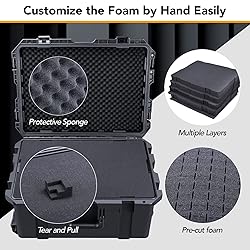 Lykus HC-6030 Large Waterproof Hard Case with