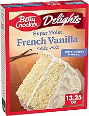 Betty Crocker Delights Super Moist French Vanilla Cake Mix, 13.25 oz